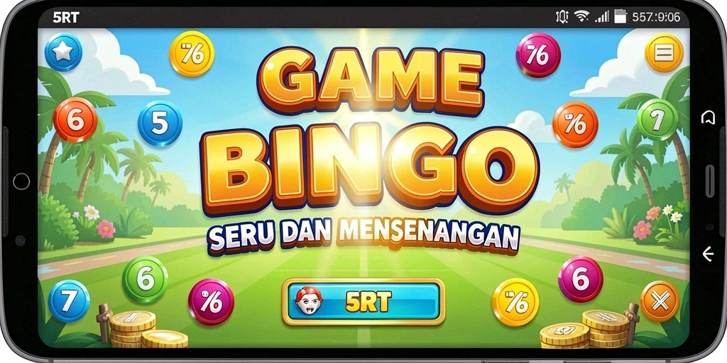 Gameplay seru Bingo di 5RT yang menghadirkan kesenangan.