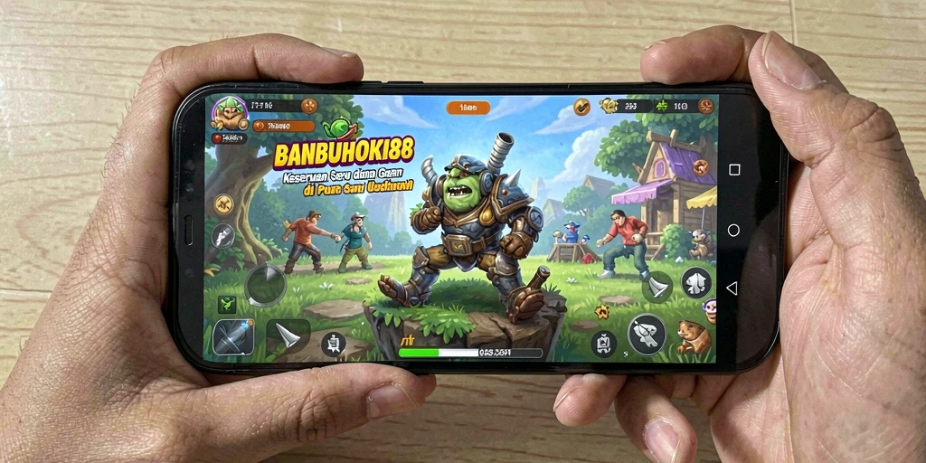 Screenshot menunjukkan pemain menikmati gameplay casual BANBUHOKI88.