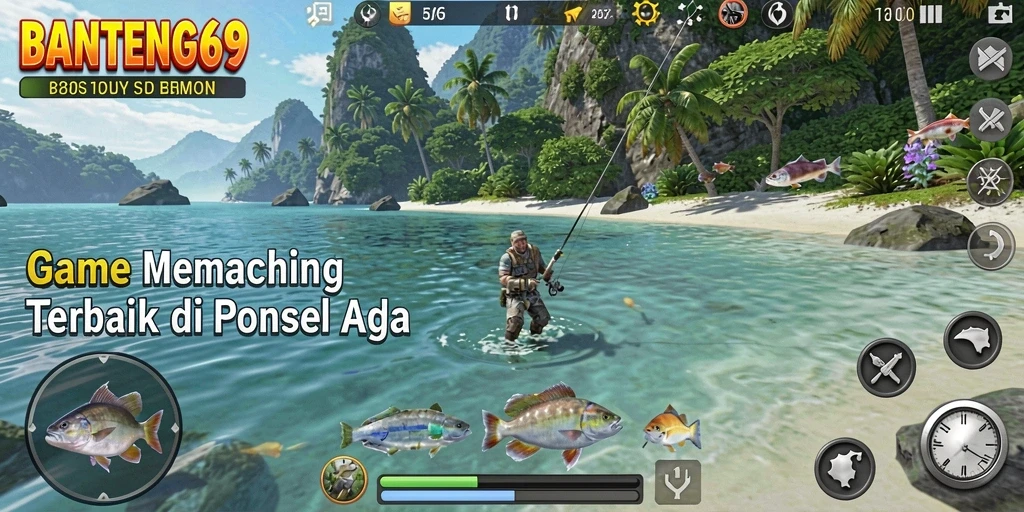 Gameplay memancing yang seru dan menantang di BANTENG69.