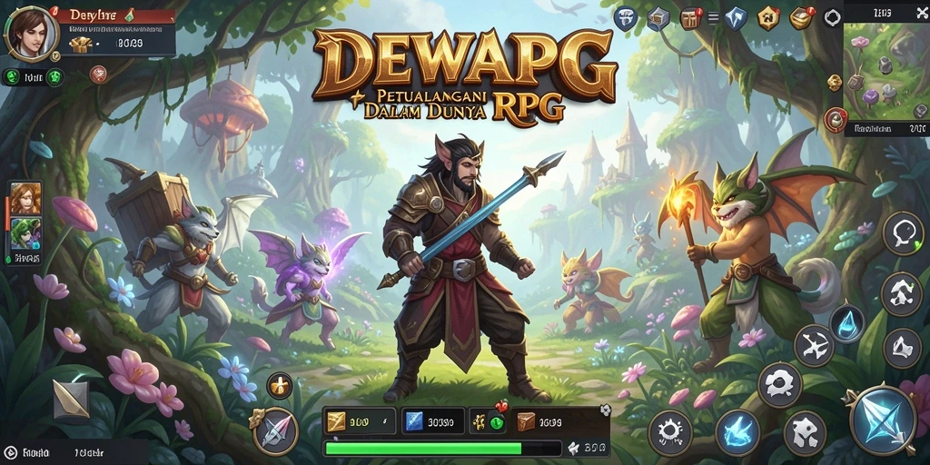 Gameplay DEWAPG yang menakjubkan dalam dunia RPG.
