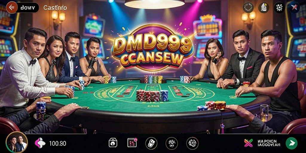 Tampilan gameplay DMD999 Live Casino yang menarik dan interaktif.