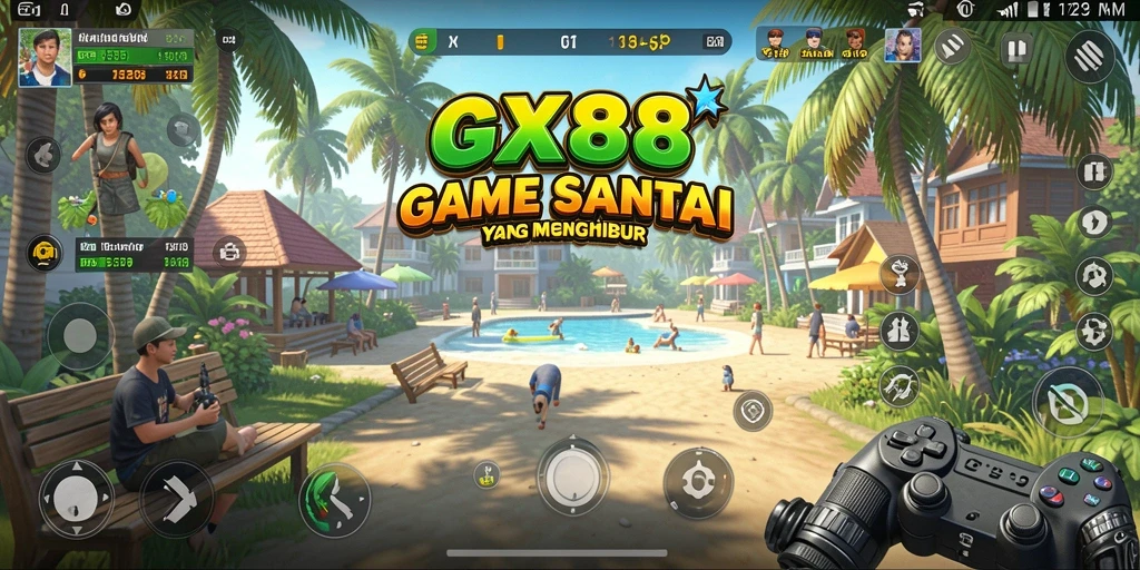 Tampilan gameplay santai dan menarik dari GX88.