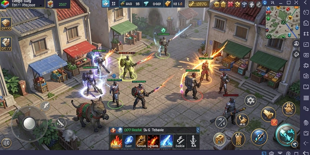 Tampilan menarik dari gameplay strategis IDR77.