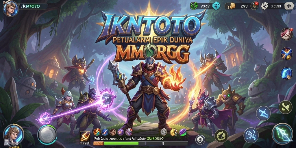 Tangkapan layar gameplay <strong>IKNTOTO</strong> menunjukkan aksi seru dalam pertempuran MMORPG.