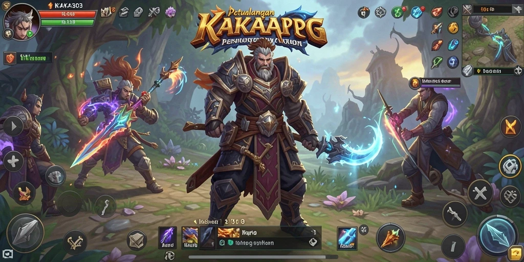 Tampilan gameplay KAKA303 yang menampilkan aksi bertempur menarik.