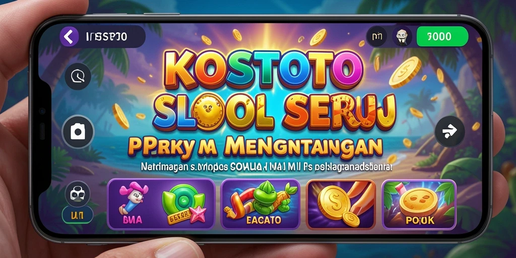 Screenshot gameplay KOSTOTO menampilkan keseruan permainan Slot.
