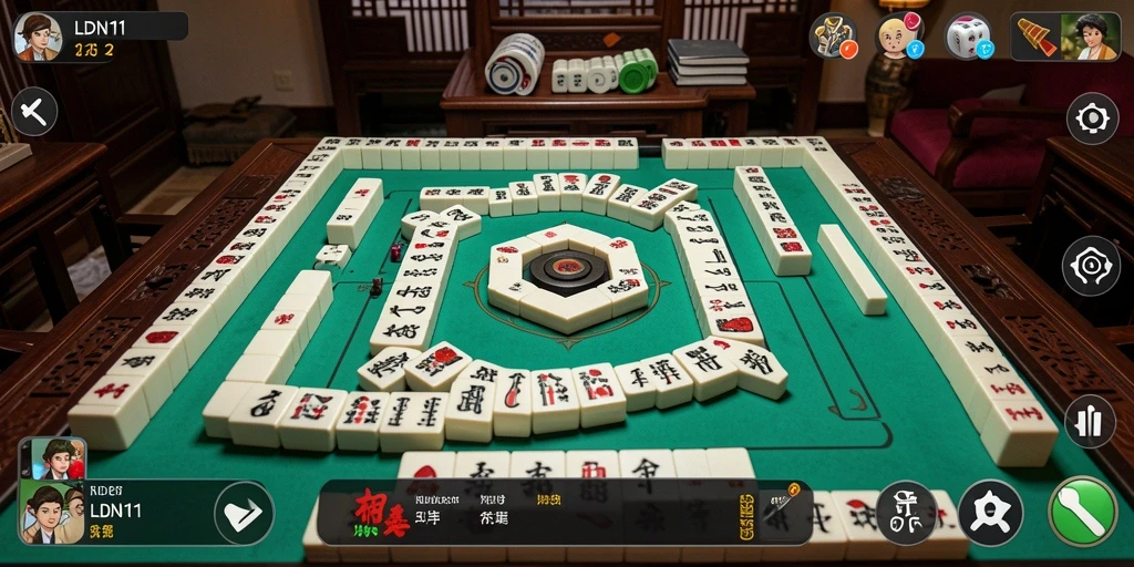 Screenshot LDN11 menampilkan momen seru saat menyelesaikan puzzle Mahjong.