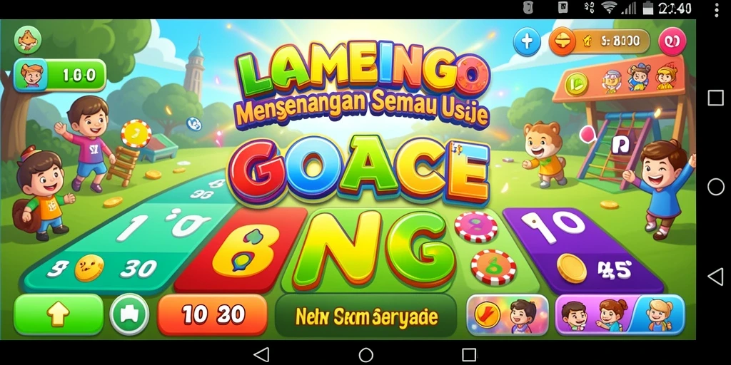 Tampilan gameplay LGOACE yang seru dan interaktif dalam permainan Bingo.