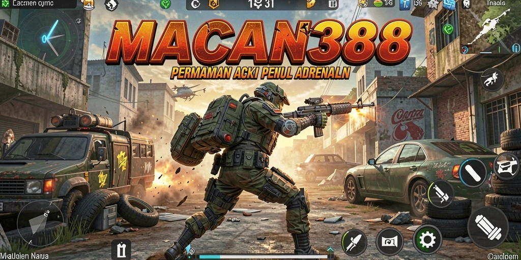 Tampilan gameplay mendebarkan dari MACAN388 yang penuh aksi.