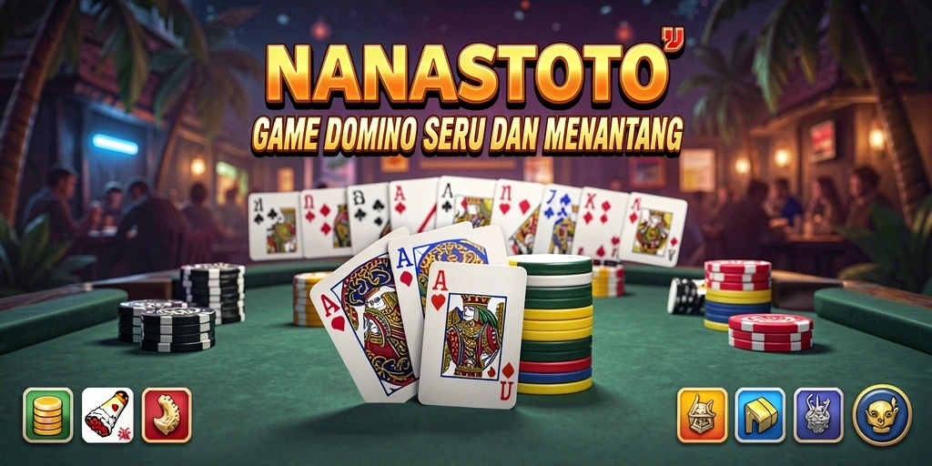 Screenshot gameplay NANASTOTO dengan aksi seru dan tantangan domino.