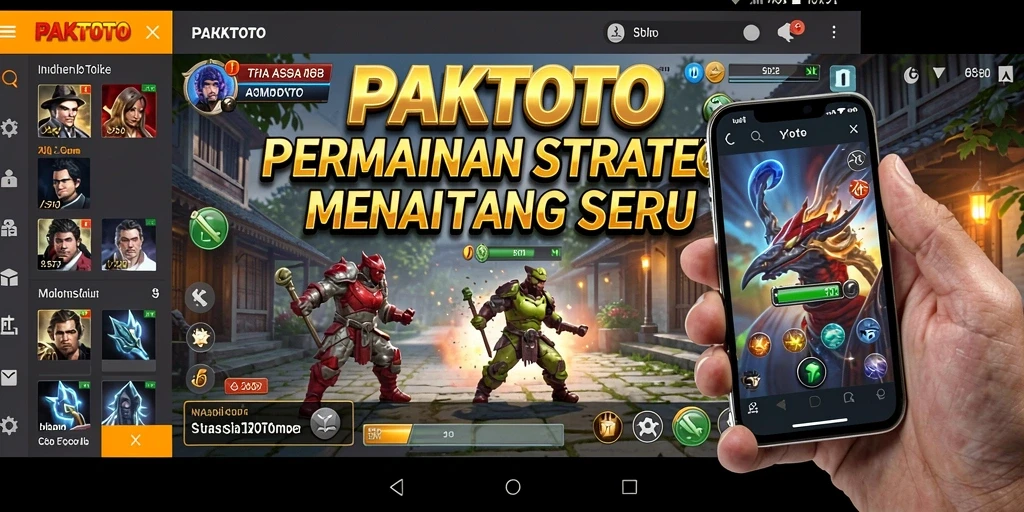 Tampilan gameplay <strong>PAKTOTO</strong> yang menegangkan dan penuh strategi.