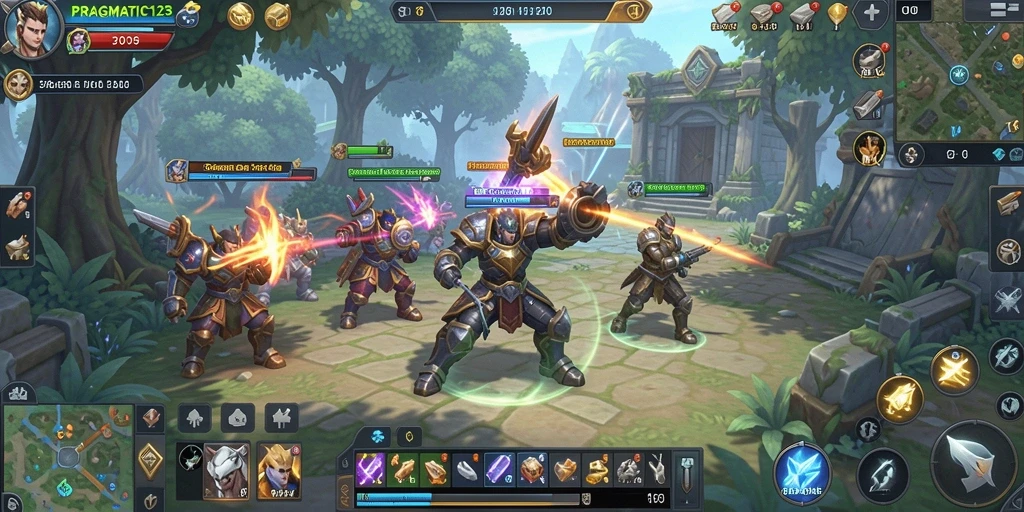 Tampilan gameplay seru dan strategis di PRAGMATIC123.