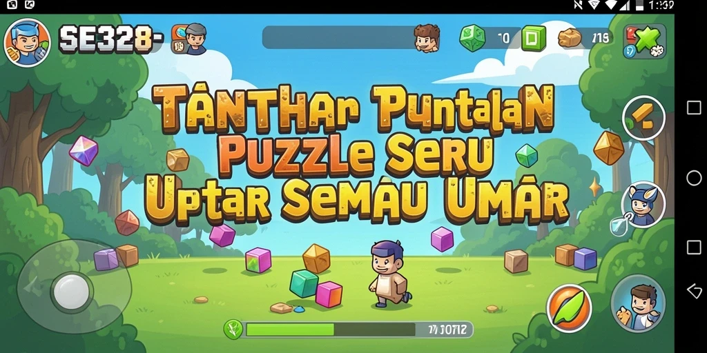Screenshot dari gameplay SE328 yang menampilkan teka-teki menantang.