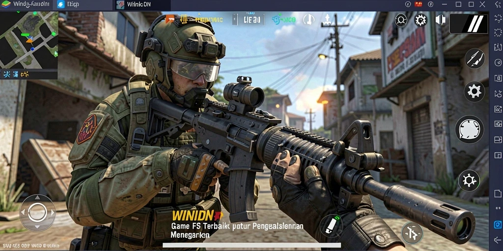 Gameplay seru di WINIDN dengan pertempuran intens.